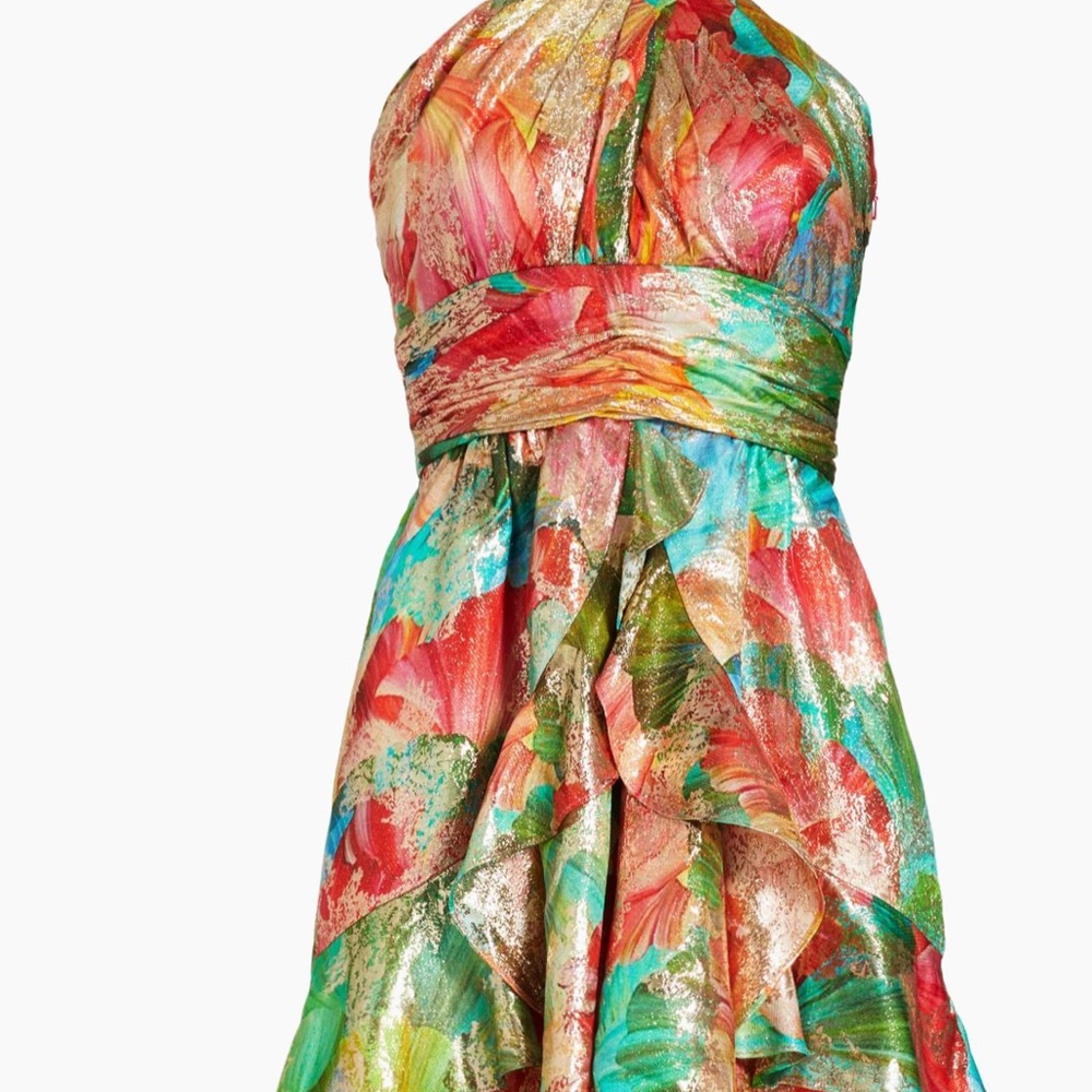NWT Ramy Brook Multicolor Halter Dress
